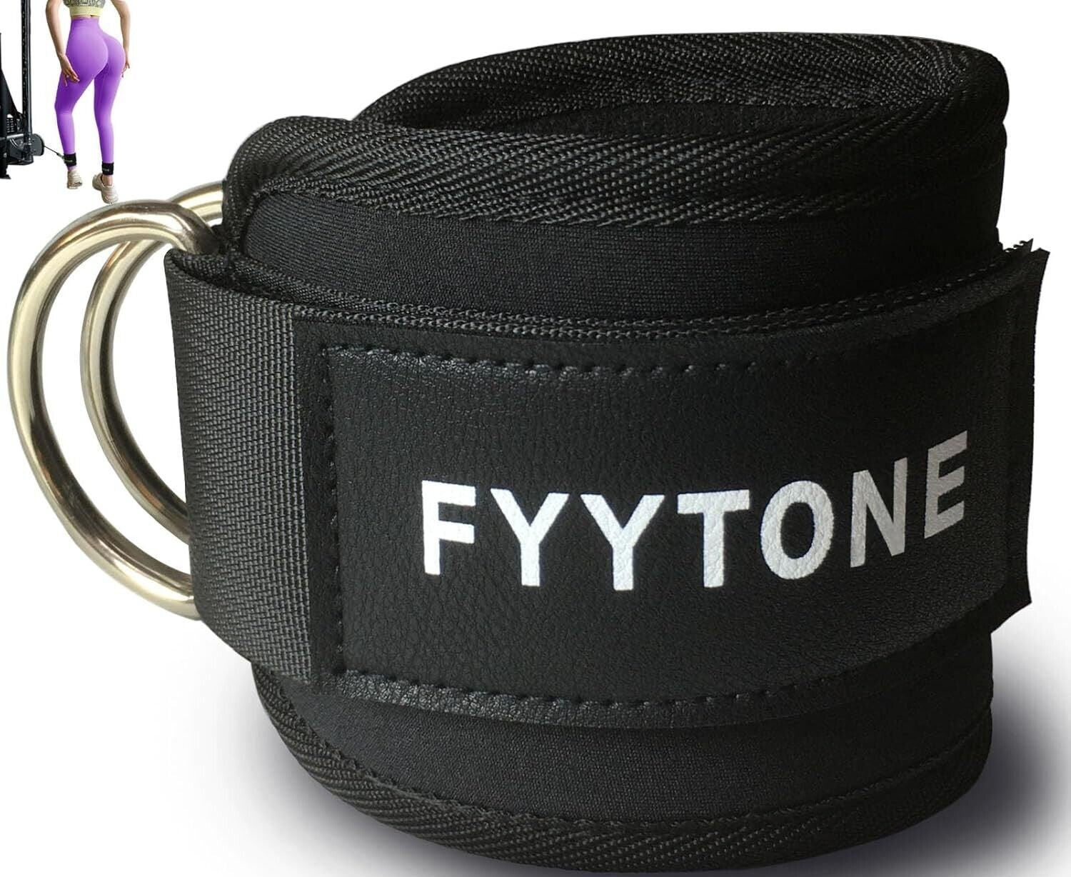 Ankle Strap for Cable Machine 1 Pair Ankle Bands for Working Out Ankle Cuffs