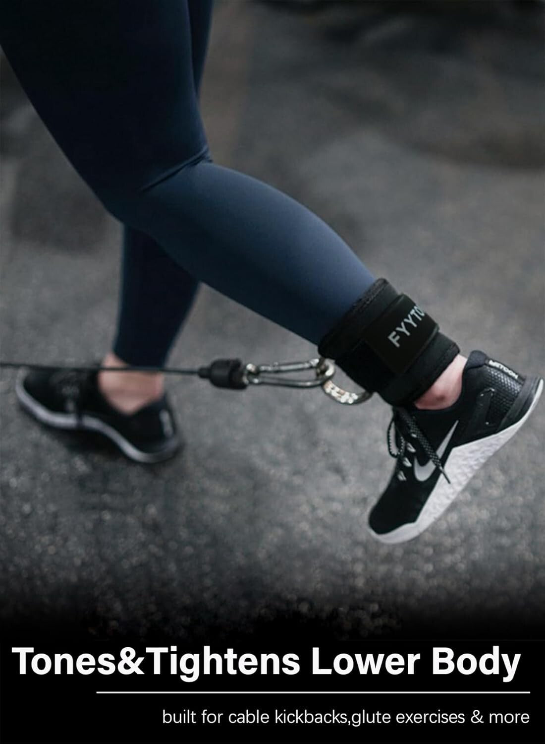 Ankle Strap for Cable Machine 1 Pair Ankle Bands for Working Out Ankle Cuffs