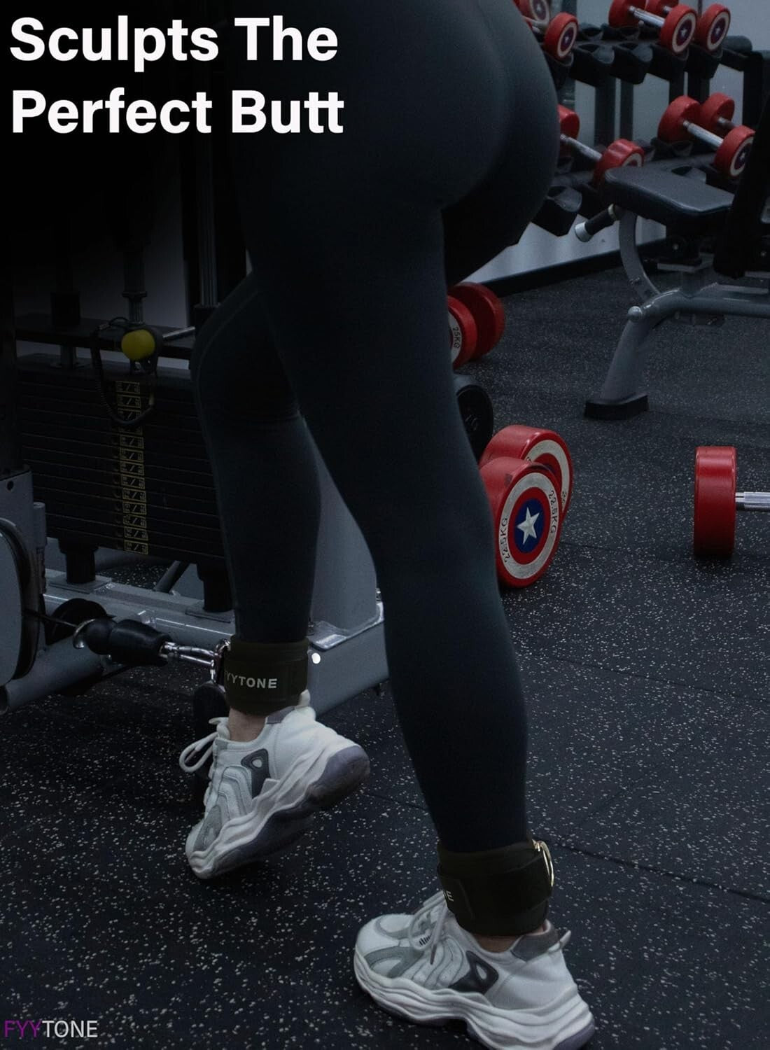 Ankle Strap for Cable Machine 1 Pair Ankle Bands for Working Out Ankle Cuffs